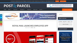 
                            5. Royal Mail launches employee app | Post & Parcel - Royal Mail Psp Login