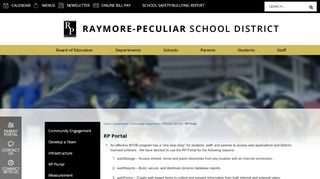 RP Portal | Raymore-Peculiar SD - Official Website - Ray Pec Parent Portal
