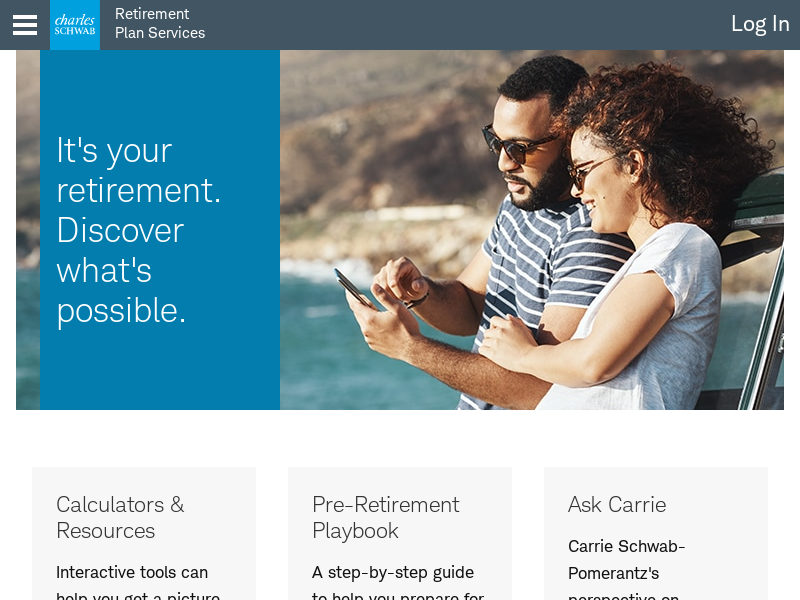 
                            1. RPS Homepage | Retirement Plan Services - Schwab Brokerage