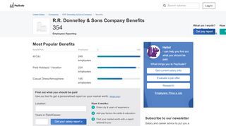 
                            9. R.R. Donnelley & Sons Company Benefits & Perks | PayScale - Rr Donnelley Benefits Portal