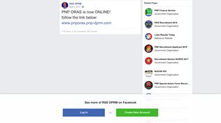 
                            1. RSD DPRM - PNP ORAS is now ONLINE! follow the link ... - Pnp Oras Dprm Login