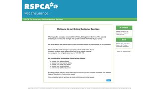
                            5. RSPCA - Online Member Services - PetSure - Rspca Pet Portal
