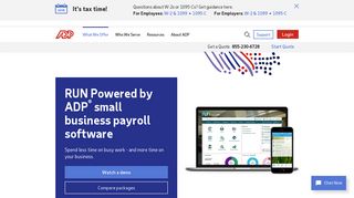 
                            8. RUN Powered by ADP® Payroll Software | ADP - Adp Run Portal Employee Portal