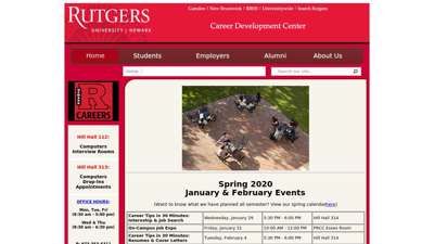 
                            2. Rutgers-Newark Career Development Center