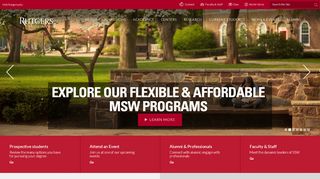 
                            9. Rutgers School of Social Work | - Rutgers Msw Application Portal