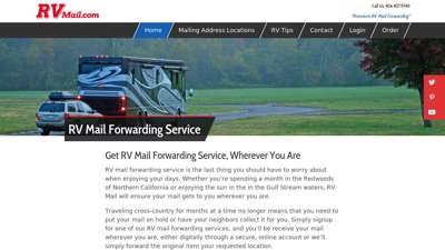 RV Mail Forwarding Service Address  RV Mail Just $99 Yearly!