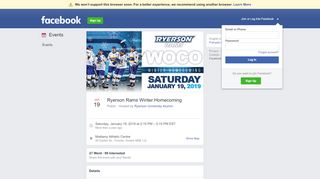 
                            9. Ryerson Rams Winter Homecoming - Facebook - Rams Portal Ryerson