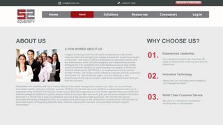 
S2Verify About Us - Employment Screening  
