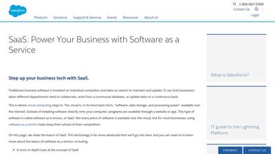
                            1. SaaS: Power Your Business with Software as a Service ...