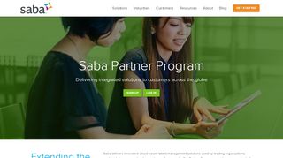 Saba Partner Program | Talent Management Software Solutions | Saba - Saba Portal