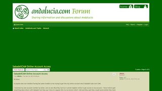 SabadellCAM Online Account Access - Andalucia.com - Sabadellcam Bank Portal
