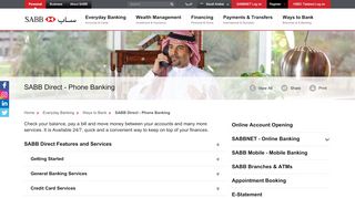 SABB Direct Phone Banking | SABB - Sabb Direct Login