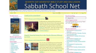 
                            1. Sabbath School Net: Seventh-day Adventist Bible Study and ... - Ssnet Login
