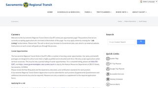 
                            8. SacRT Careers - Sacramento Regional Transit Employee Portal
