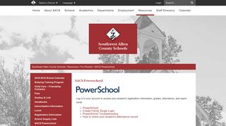 
                            2. SACS Powerschool - Southwest Allen County Schools - Sacsnet Portal