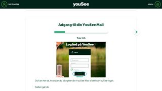 
                            2. Sådan får du adgang til din Mail vis YouSee Login - Portal Til Tdc Webmail