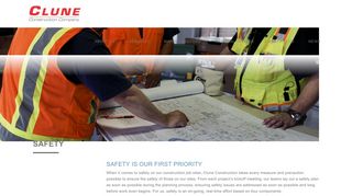 
                            1. Safety - Clune Construction Company - Clune Safety Login