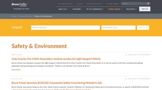 
                            8. Safety & Environment - Bruce Power - Bruce Power Remote Portal