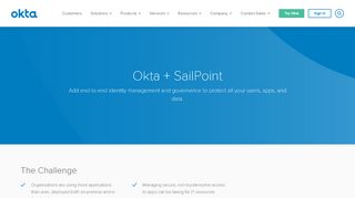 
                            9. SailPoint + Okta | Okta - Sailpoint Portal