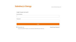 
                            1. Sainsbury's Energy Login - Sainsbury's Energy Customer Portal