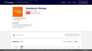 
                            7. Sainsbury's Energy Reviews | Read Customer Service ... - Sainsbury's Energy Customer Portal