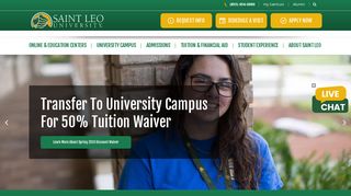 
                            5. Saint Leo University: Online Degrees & Campus Learning ... - Www Stleo Edu Portal