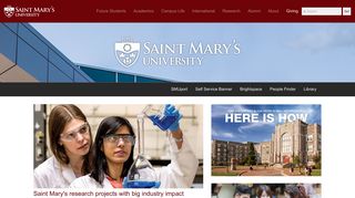 
                            8. Saint Mary's University, Halifax, Nova Scotia, Canada | Home - Smu Self Service Portal