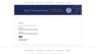 
                            8. Saint Thomas More School - Application - Log In - RenWeb - Stmck Portal