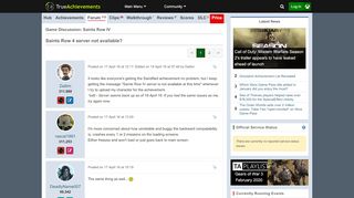 
                            7. Saints Row IV - Saints Row 4 server not available? - TrueAchievements - Can T Portal To Saints Row Website