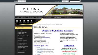 Salcedo, Edwin - M. L. King Intermediate School