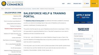 
                            6. Salesforce Help & Training Portal - Texas A&M University-Commerce - Salesforce Help And Training Portal