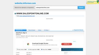 
                            6. salespointonline.com at WI. SalesPoint | Sign In - Salespoint Login