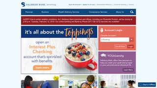 
                            2. Salisbury Bank and Trust Company - Salisbury Bank E Banking Portal