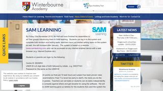 
                            6. SAM Learning - Winterbourne Academy - Sam Learning Sign Up
