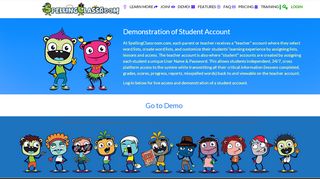 
Sample Student Page | Spelling Classroom
