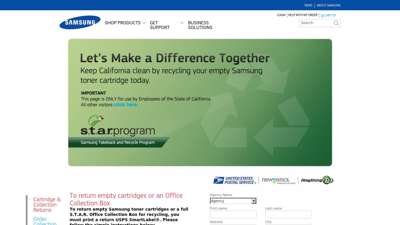 
                            7. Samsung&USPS: Toner Recycling Program