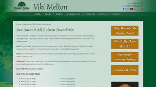 
                            6. San Antonio MLS Areas Boundaries - Viki Melton - Connect Mls Portal San Antonio