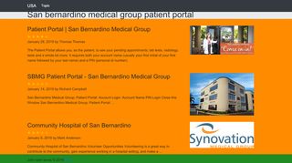 
                            6. San bernardino medical group patient portal - Topic - Sbmg Patient Portal