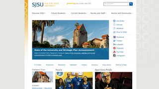 
                            2. San Jose State University - Powering Silicon Valley | San Jose State ... - Www Sjsu Edu Portal
