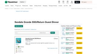 
                            8. Sandals Grande SSG/Return Guest Dinner - Castries Forum - TripAdvisor - Sandals Ssg Portal