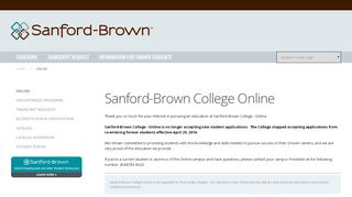 
                            3. Sanford-Brown College | Online - Sanford Brown Orlando Student Portal