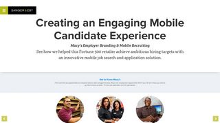 
                            9. Sanger & Eby's Taleo Mobile Recruiting Strategy for ... - Macys Taleo Portal