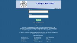 
                            1. SAO Employee Self Service - Gdc Sign In