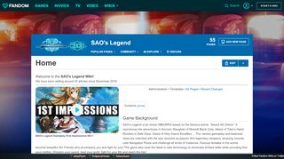 
                            8. SAO's Legend (New Sword Art Online) Wikia | Fandom - Sao Legend Sign Up
