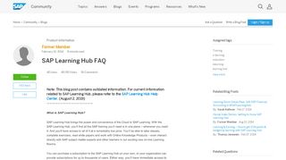 
                            8. SAP Learning Hub FAQ | SAP Blogs - Sap Learning Hub Discovery Edition Portal