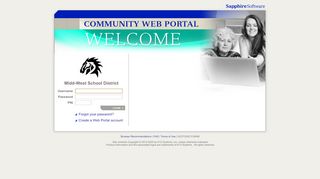 Sapphire Community Portal - Logon - Midd West Sapphire Portal