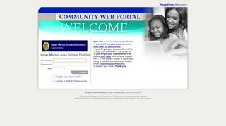 
                            1. Sapphire Community Portal - Logon - Umasd Parent Portal