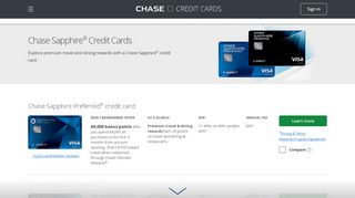 
                            4. Sapphire | Credit Cards | Chase.com