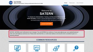 
                            5. SATERN - Nasa Launchpad Portal
