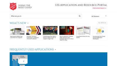 SAUSS Portal - USS Application and Resource Portal
